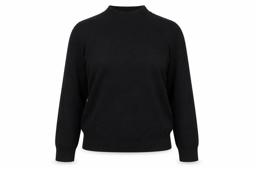 Womens UK Size M Vida Vi Black Pullover Jumper