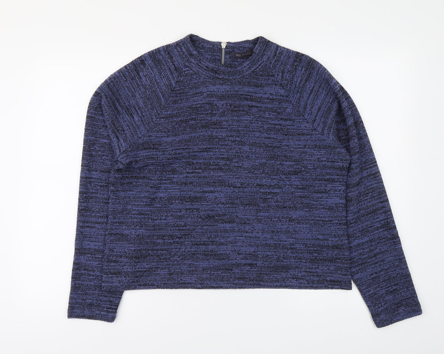 Womens UK Size 16 Marks and Spencer Blue Pullover Jumper