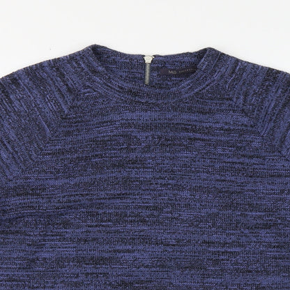Womens UK Size 16 Marks and Spencer Blue Pullover Jumper