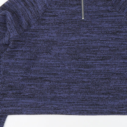 Womens UK Size 16 Marks and Spencer Blue Pullover Jumper