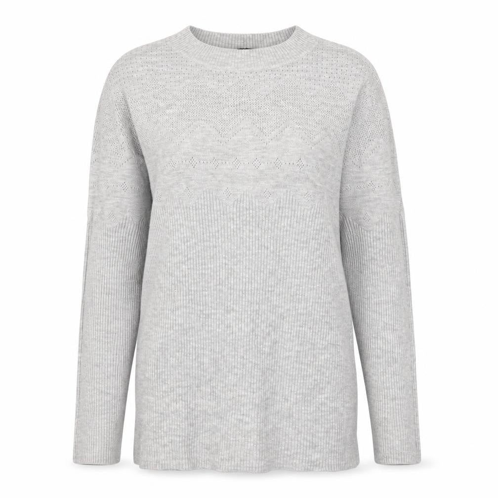 Womens UK Size 10 Warehouse Grey Pullover Jumper