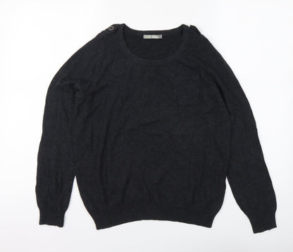 Womens UK Size 14 Marks and Spencer Grey Pullover Jumper