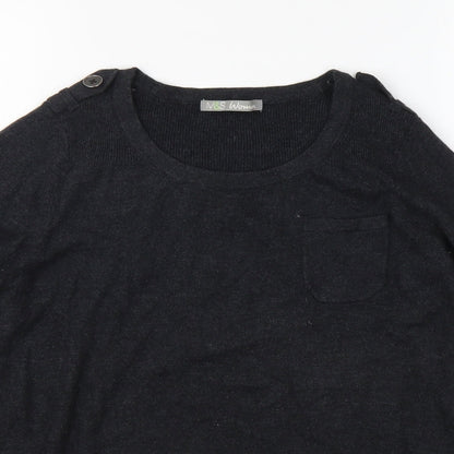 Womens UK Size 14 Marks and Spencer Grey Pullover Jumper