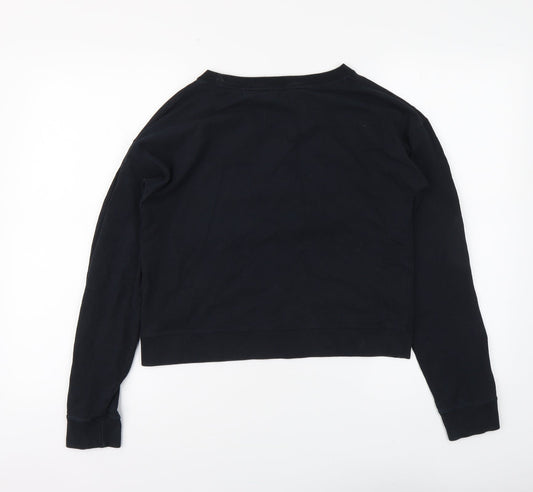 Womens UK Size 6 Jack Wills Black Pullover Sweatshirt
