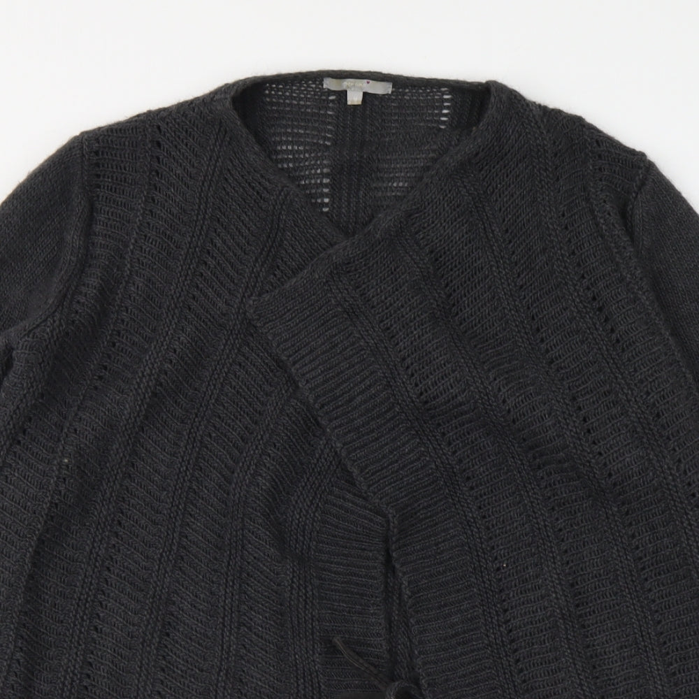 Womens UK Size M Per Una Grey Cardigan Jumper
