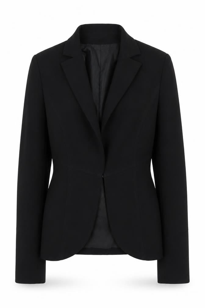 Womens UK Size 10 Bay Regular Black Suit Jacket