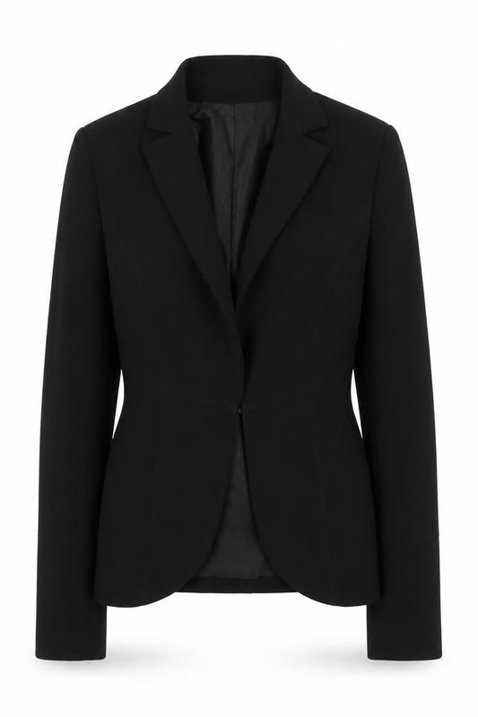 Womens UK Size 10 Bay Regular Black Suit Jacket