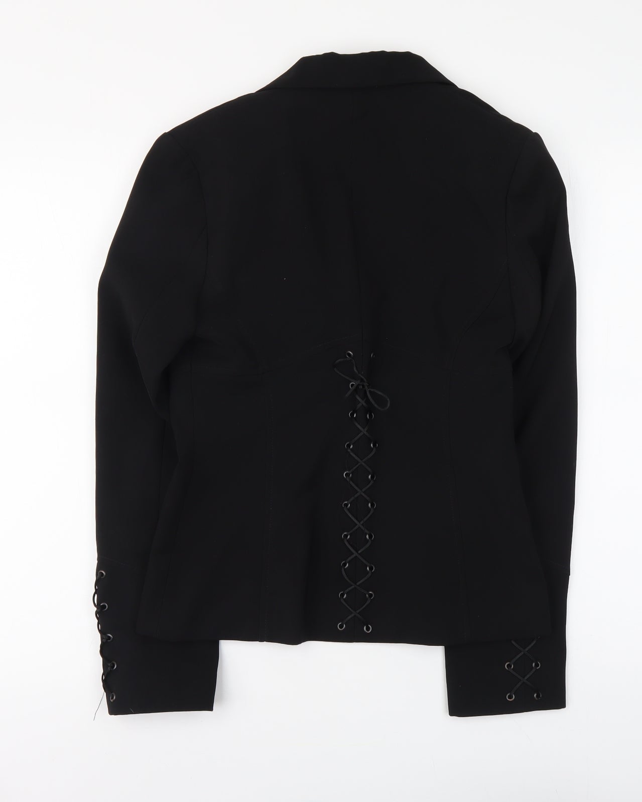 Womens UK Size 10 Bay Regular Black Suit Jacket