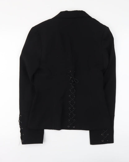 Womens UK Size 10 Bay Regular Black Suit Jacket