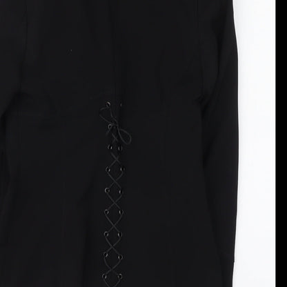 Womens UK Size 10 Bay Regular Black Suit Jacket