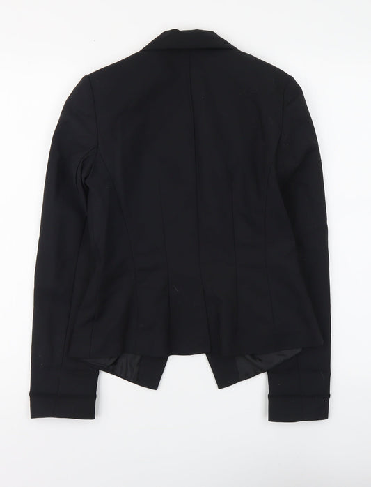 Atmosphere Womens Black Polyester Jacket Suit Size 8