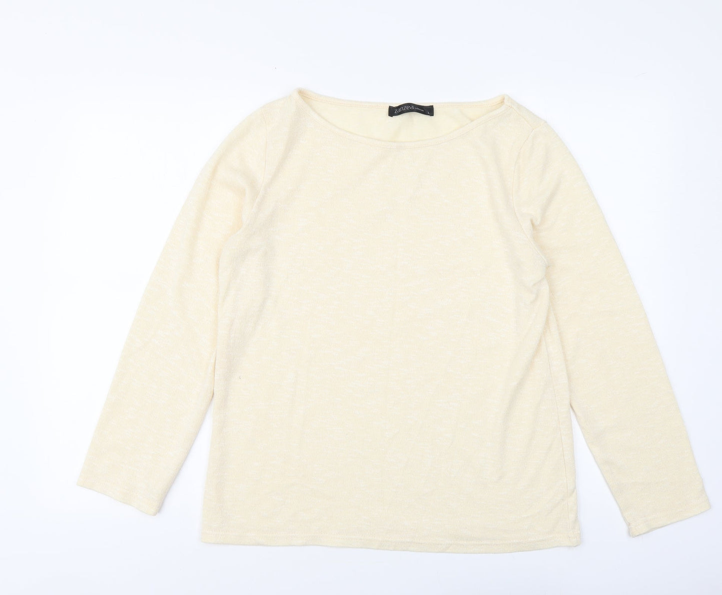 Womens UK Size L Zanzea Beige Pullover Jumper