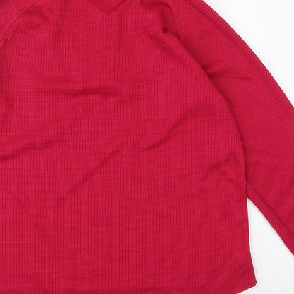 Mountain Life Womens Pink Polyester Pullover Sweatshirt Size 12 Pullover