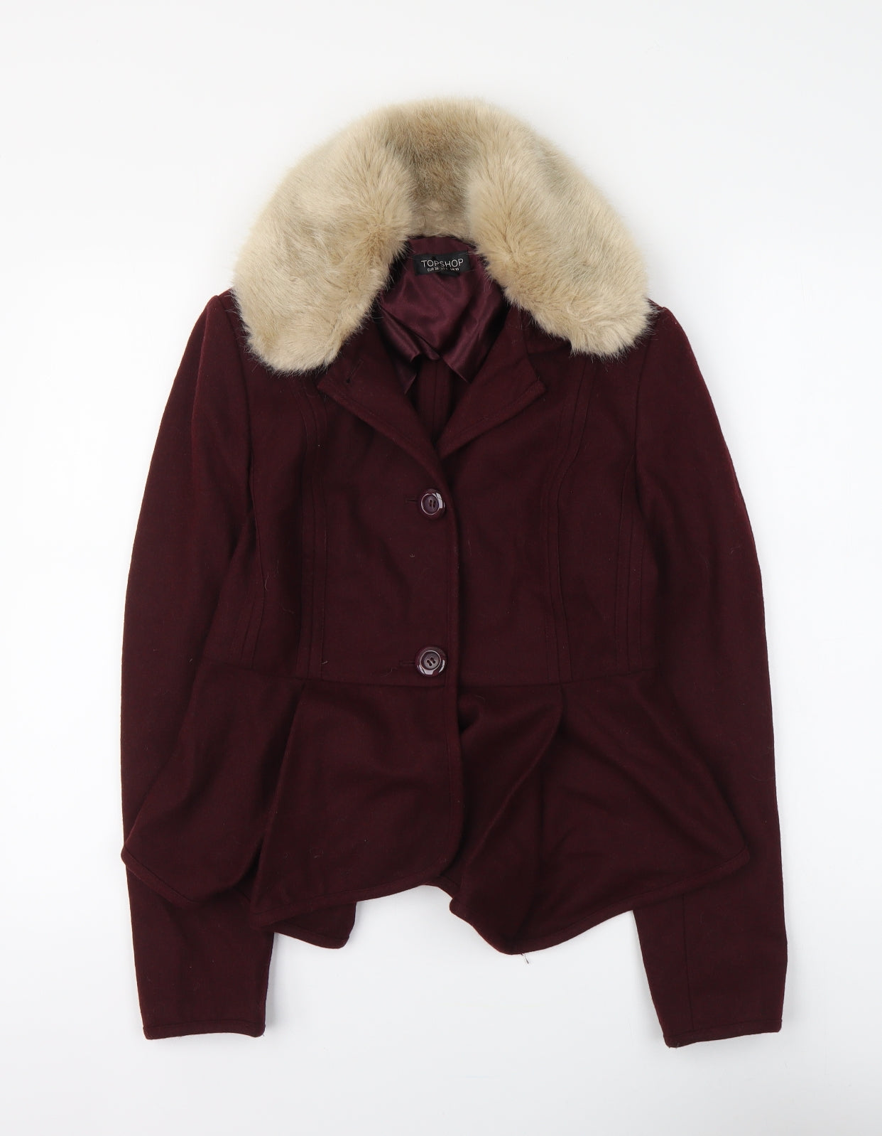Womens UK Size 10 Topshop Purple Jacket