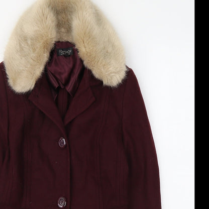 Womens UK Size 10 Topshop Purple Jacket