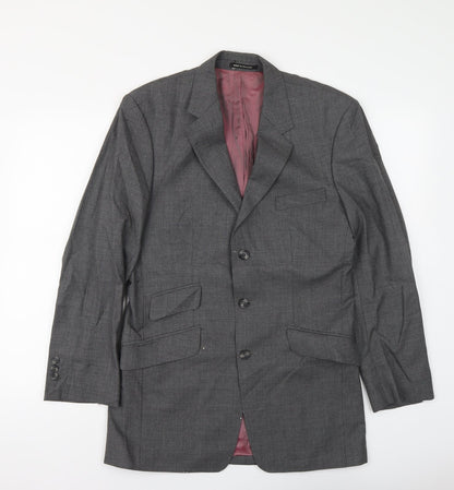 Mens UK Size M Richard James Regular Grey Suit Jacket