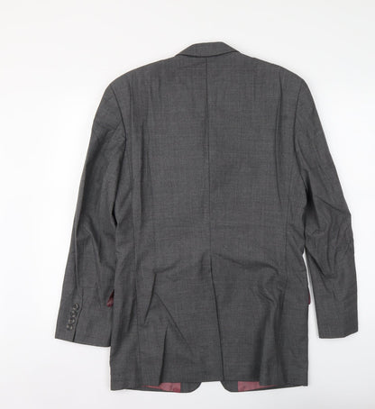 Mens UK Size M Richard James Regular Grey Suit Jacket