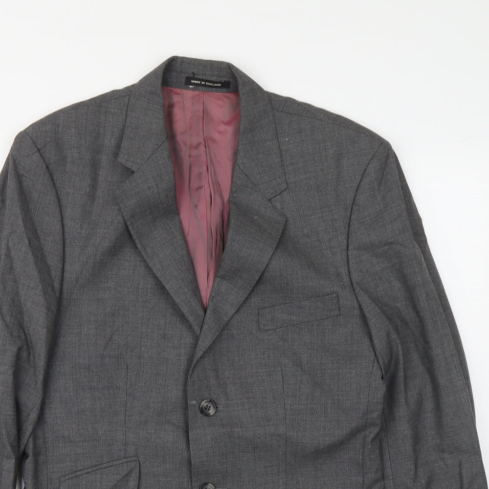 Mens UK Size M Richard James Regular Grey Suit Jacket
