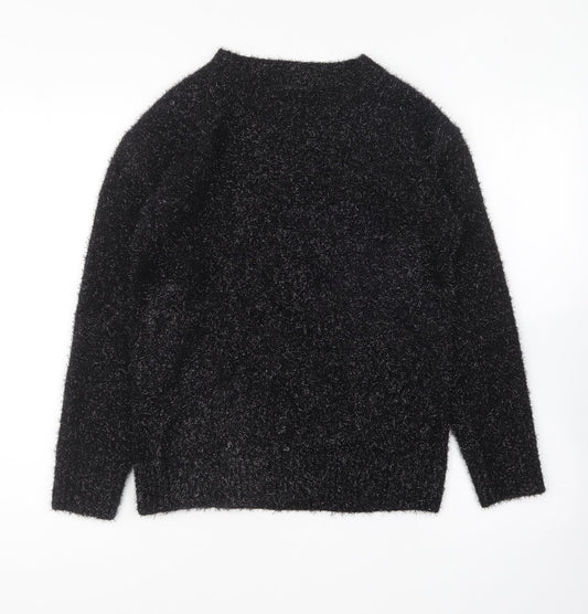 Womens UK Size S NEXT Black Pullover Jumper