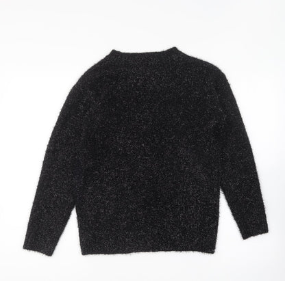 Womens UK Size S NEXT Black Pullover Jumper