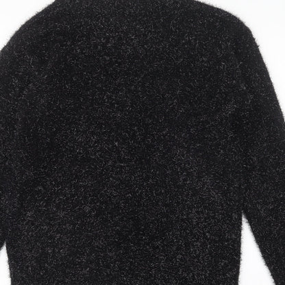 Womens UK Size S NEXT Black Pullover Jumper