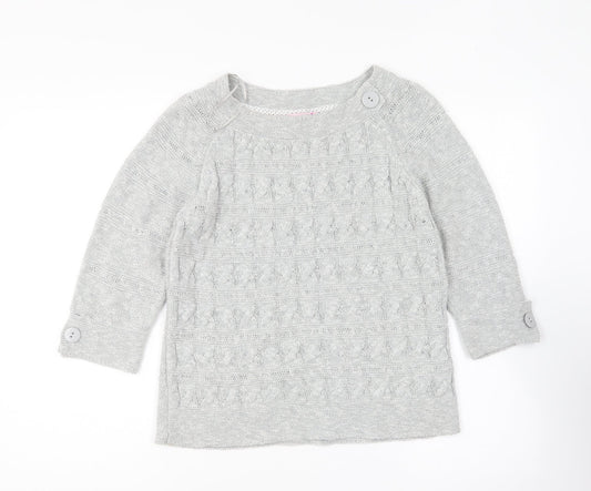 Womens UK Size S Per Una Grey Pullover Jumper
