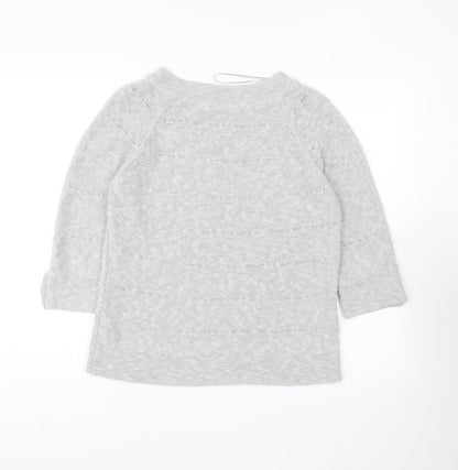 Womens UK Size S Per Una Grey Pullover Jumper