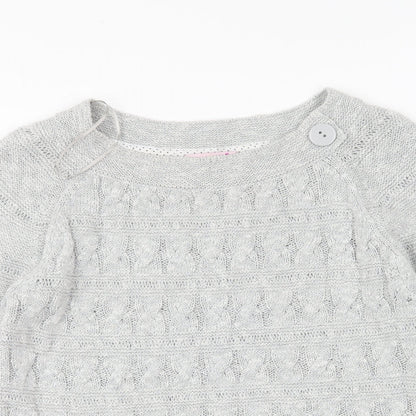 Womens UK Size S Per Una Grey Pullover Jumper