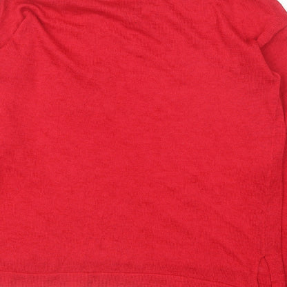 Womens UK Size M H&M Red Pullover Jumper