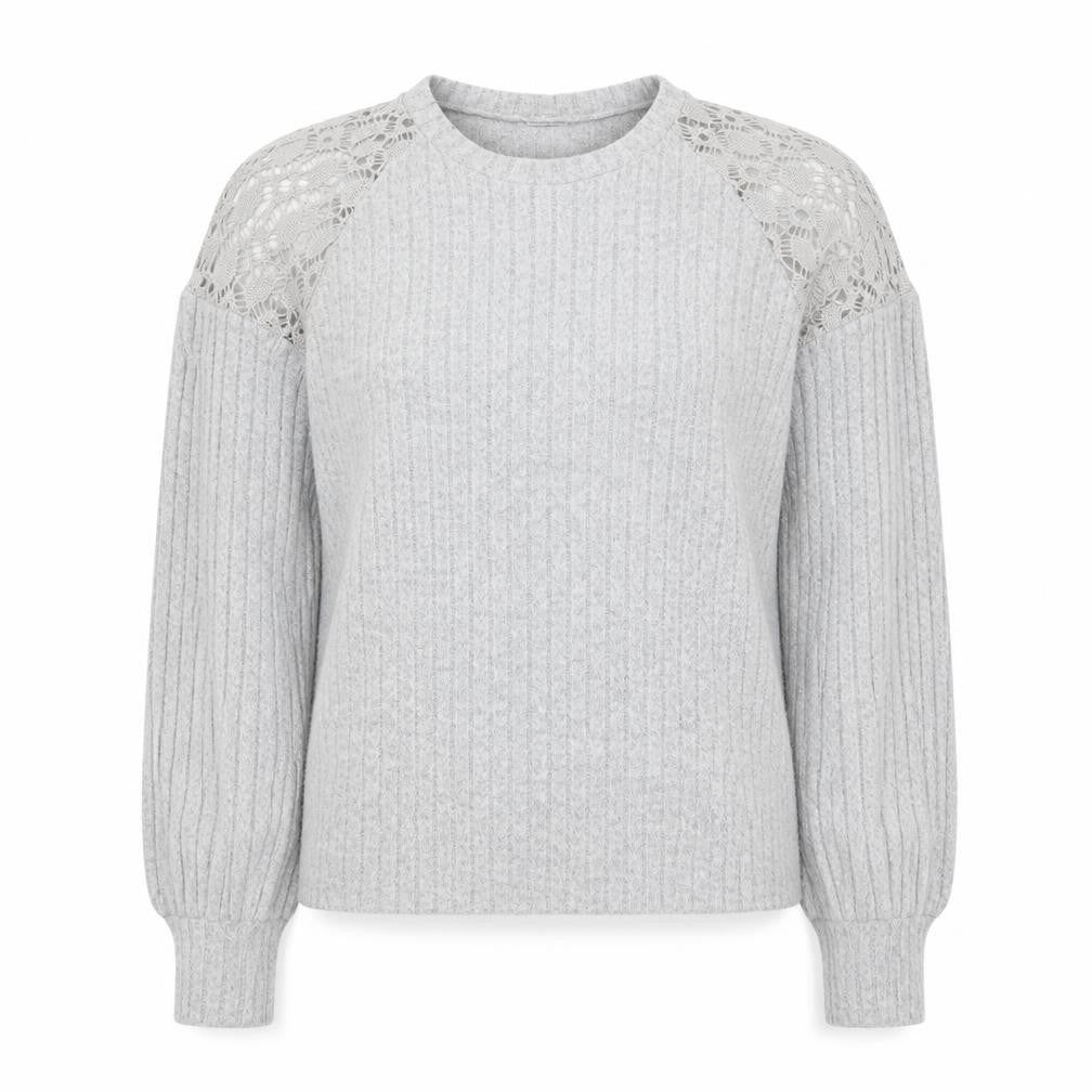 Womens UK Size S SheIn Grey Pullover Jumper