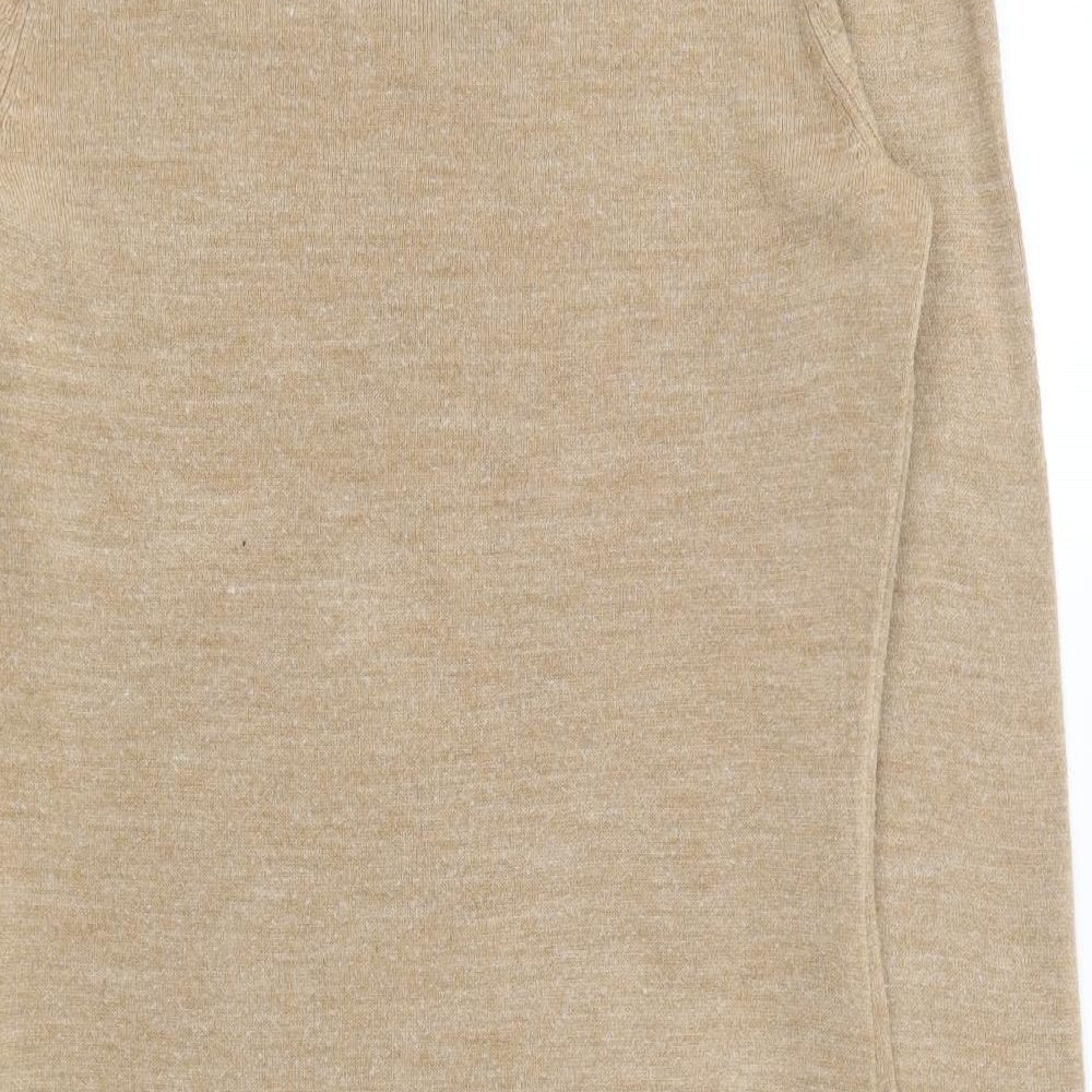 Womens UK Size 10 South Brown Pullover Jumper