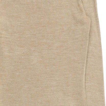 Womens UK Size 10 South Brown Pullover Jumper