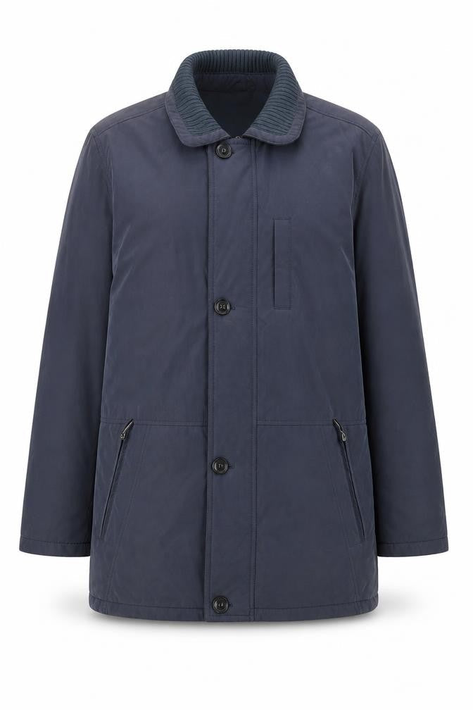 Womens UK Size L EWM Blue Overcoat