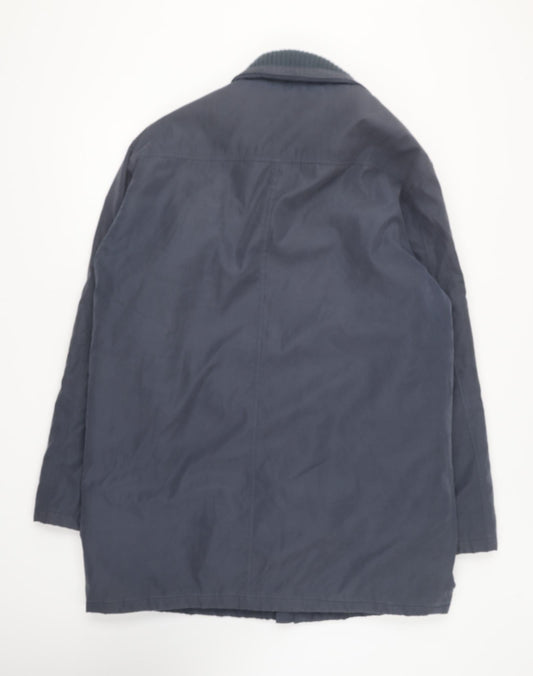 Womens UK Size L EWM Blue Overcoat