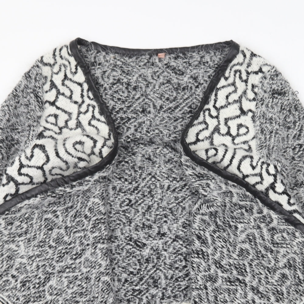 Womens UK Size M Sweewe Black Cape Jumper
