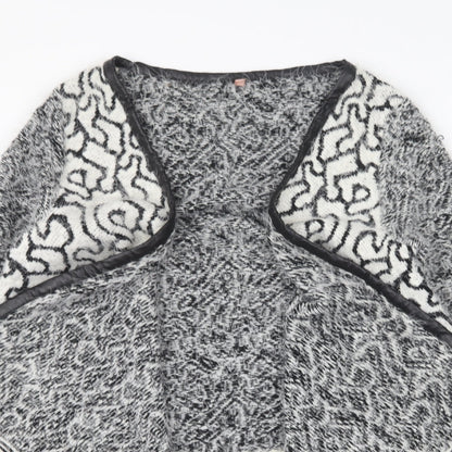 Womens UK Size M Sweewe Black Cape Jumper