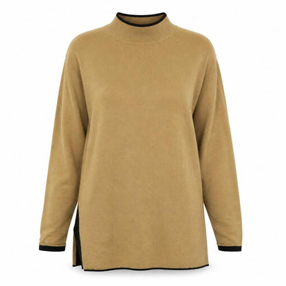 Topshop Womens Blue High Neck Acrylic Pullover Jumper Size 10