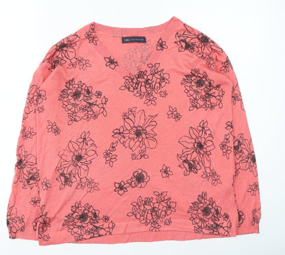 Womens UK Size S Marks and Spencer Pink Pullover Jumper