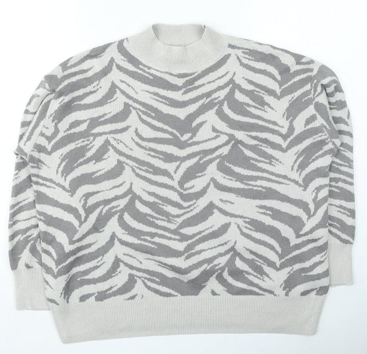 Womens UK Size 12 Principles Grey Pullover Jumper
