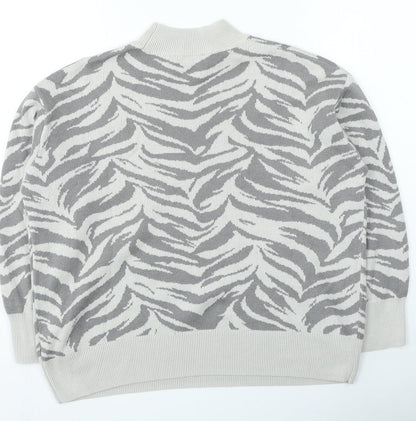 Womens UK Size 12 Principles Grey Pullover Jumper