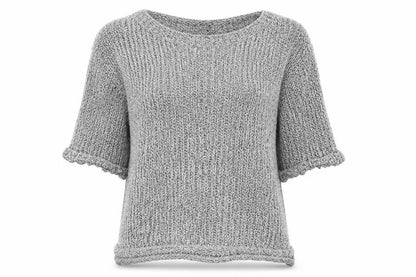 Womens UK Size 14 Topshop Grey Pullover Jumper