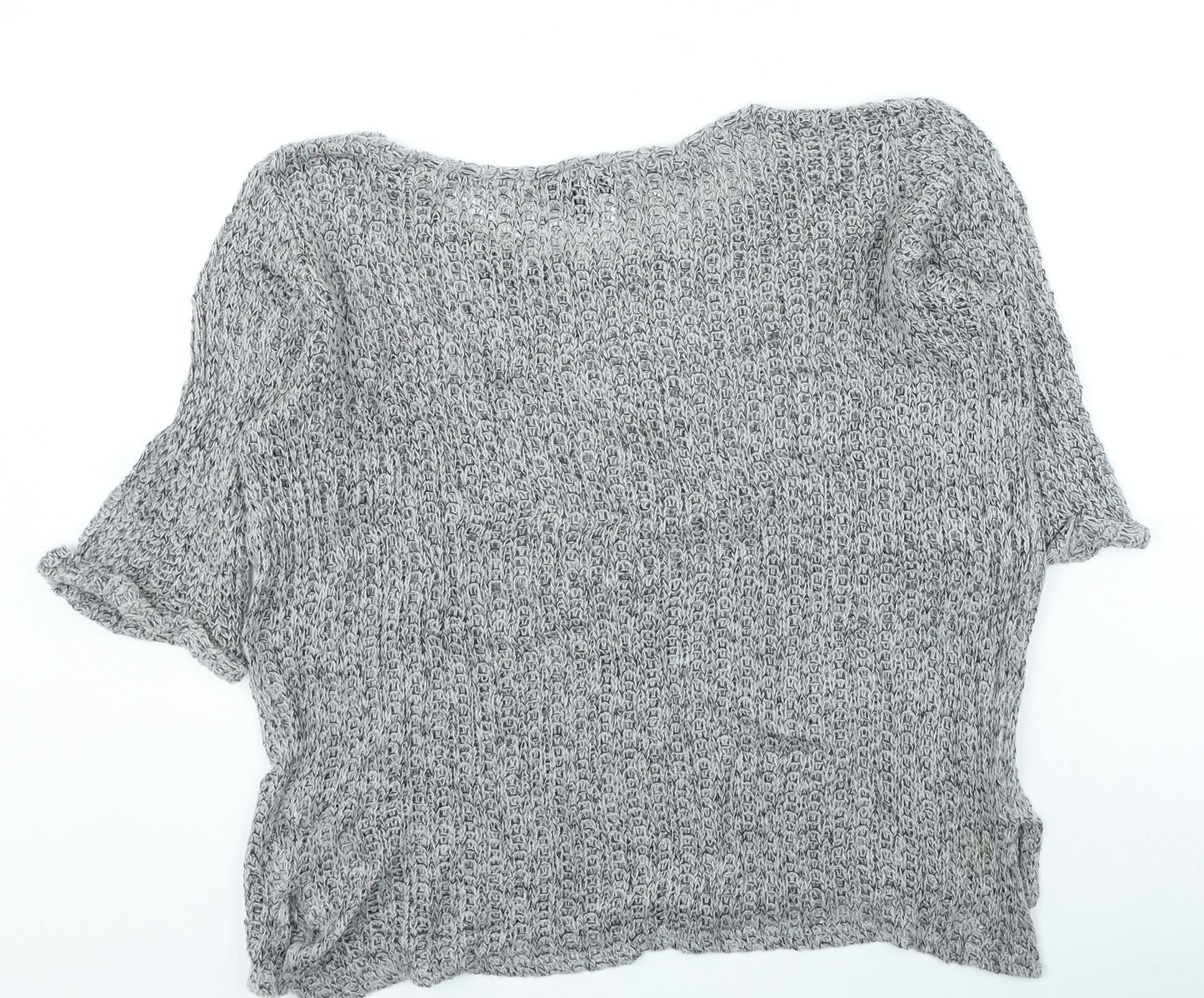Womens UK Size 14 Topshop Grey Pullover Jumper