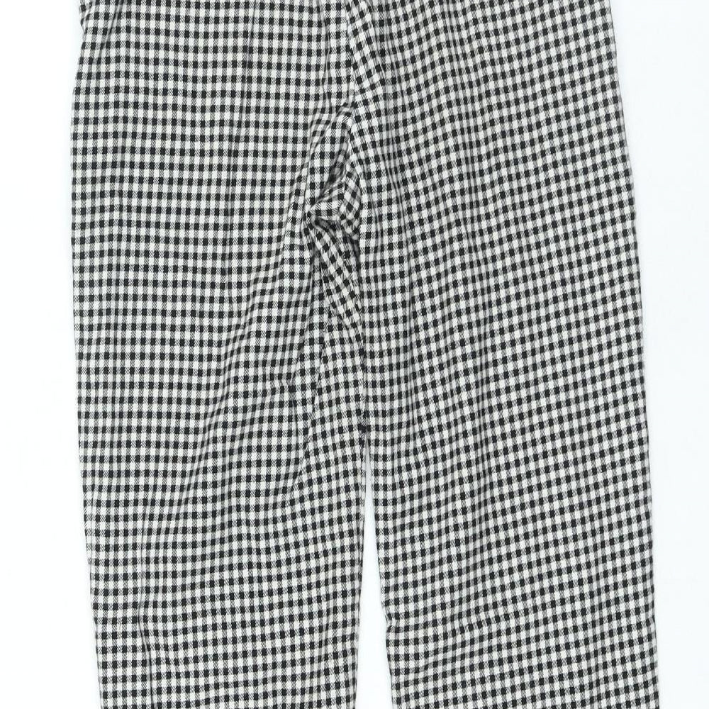 Womens UK Size 26 in Pull&Bear Regular Fit  White Trousers