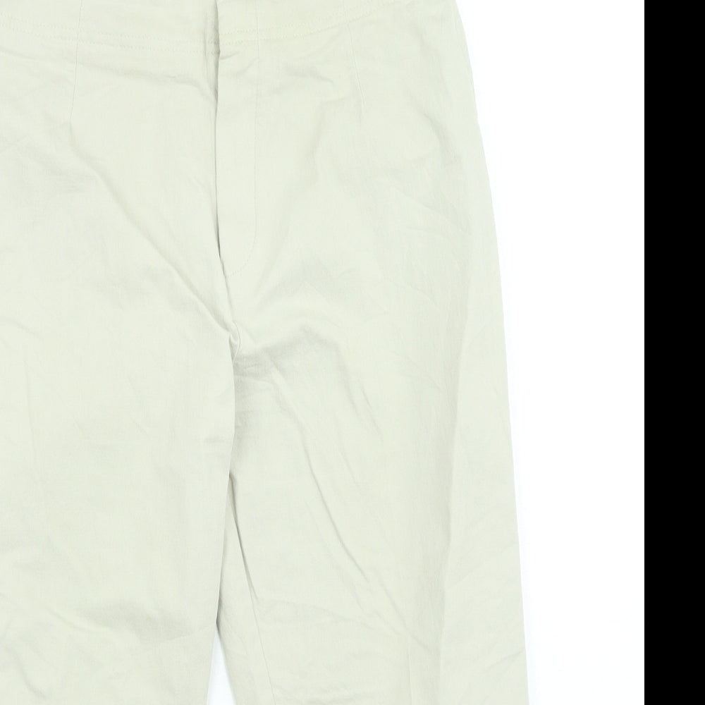 Womens UK Size 12 Marks and Spencer Regular Fit  Beige Trousers