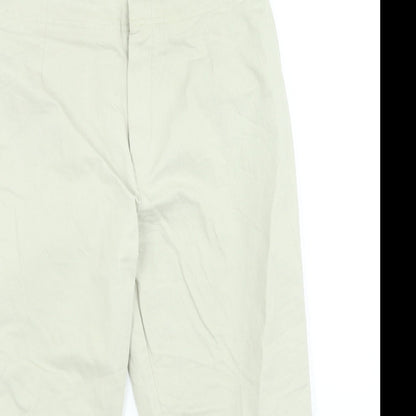 Womens UK Size 12 Marks and Spencer Regular Fit  Beige Trousers