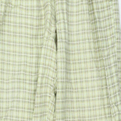 McKINLEY Mens Beige Plaid Polyester Trousers Size S L25 in Regular