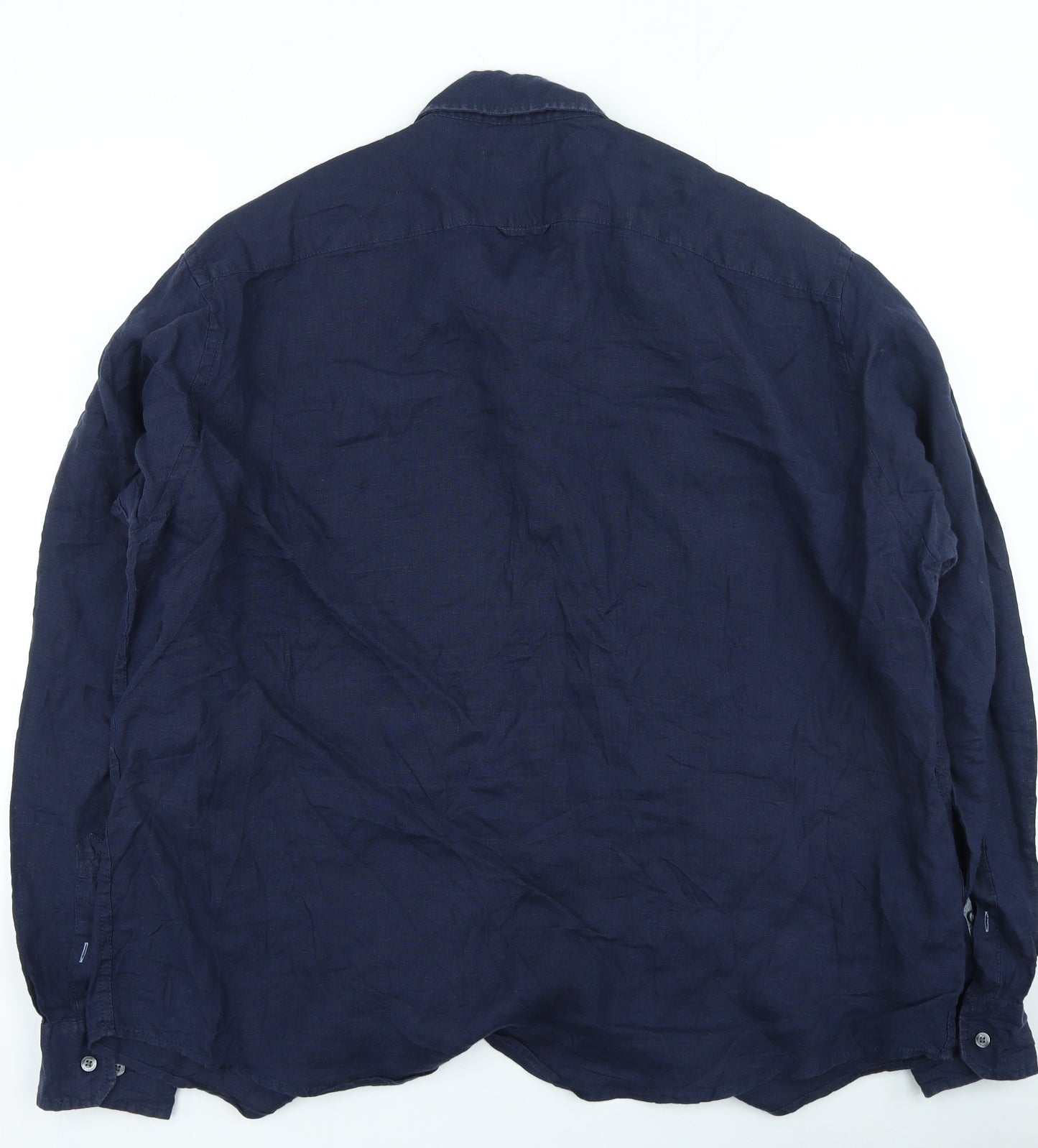 Womens UK Size 2XL Blue Harbour Blue Basic Button-Up