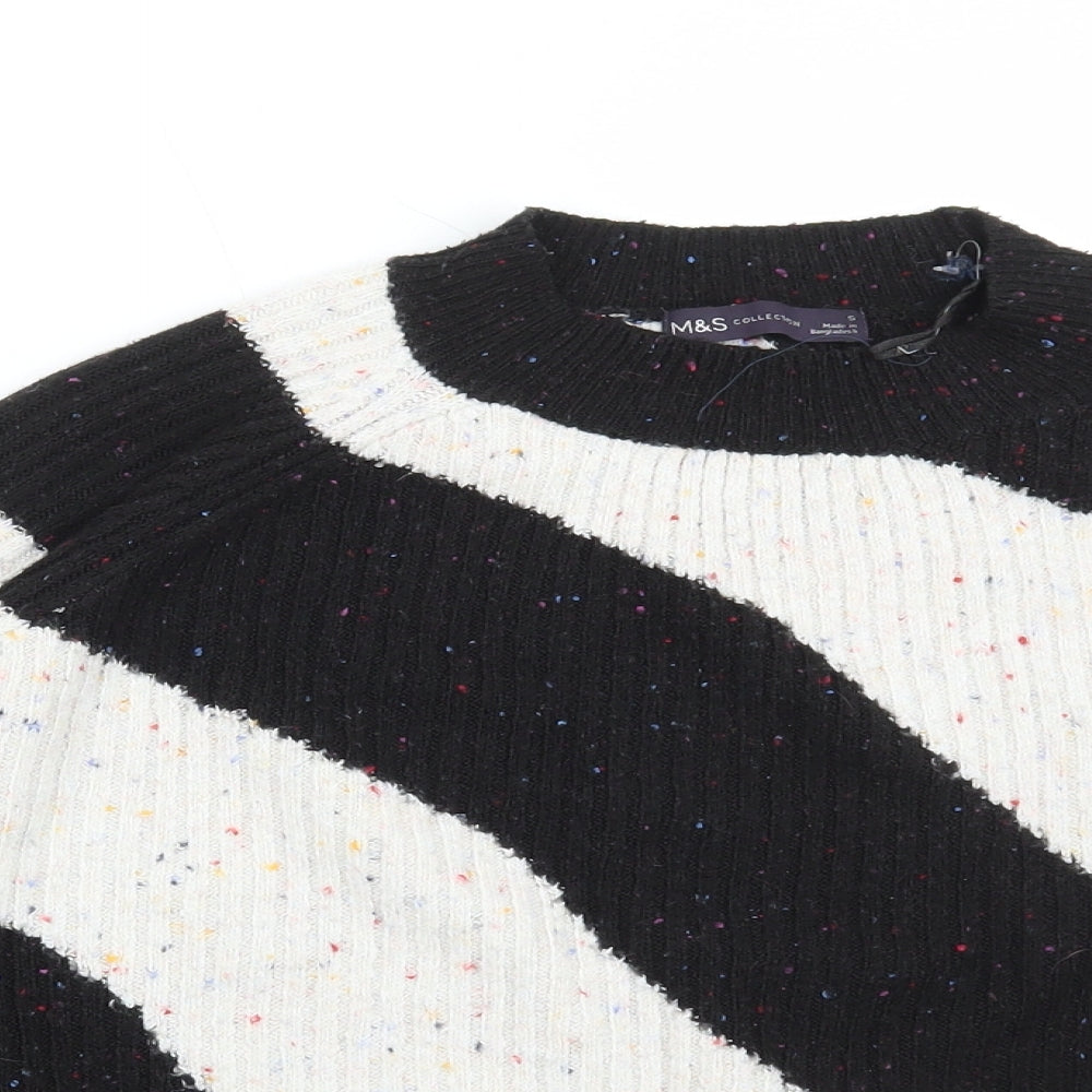 Womens UK Size S Marks and Spencer Multicoloured Pullover Jumper