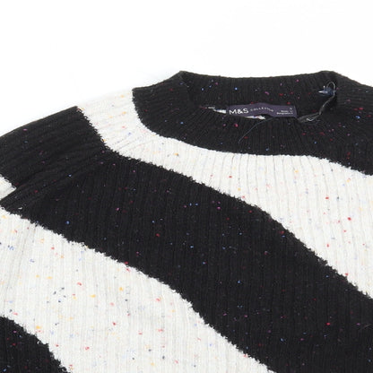 Womens UK Size S Marks and Spencer Multicoloured Pullover Jumper