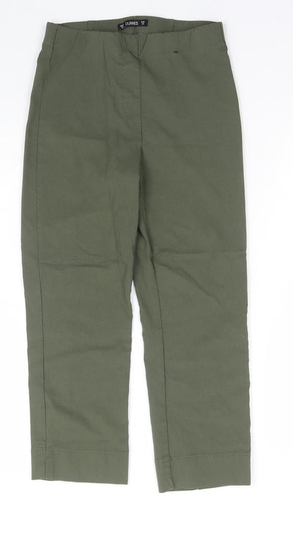 Womens UK Size XS Dunnes Stores Regular Fit  Green Trousers